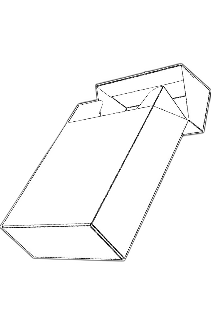 Open pack showing separate filter storage